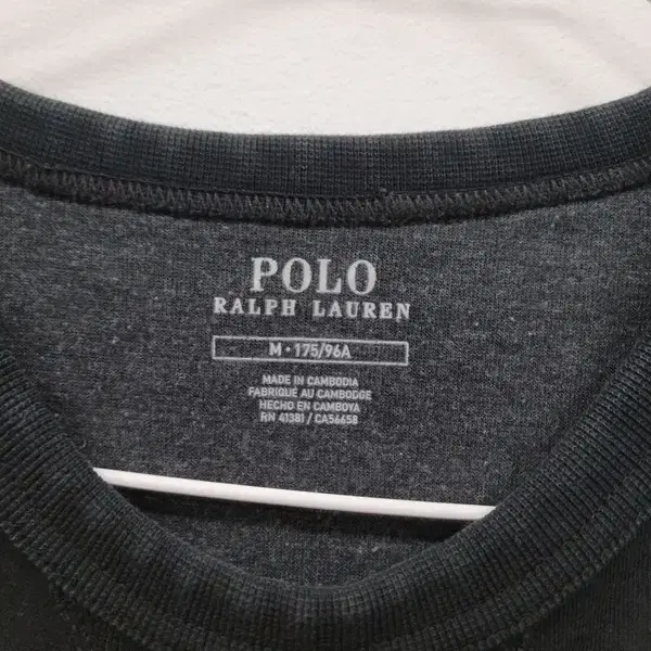 RALPH LAUREN 랄프로렌 블랙 맨투맨 공용 M-175/96A