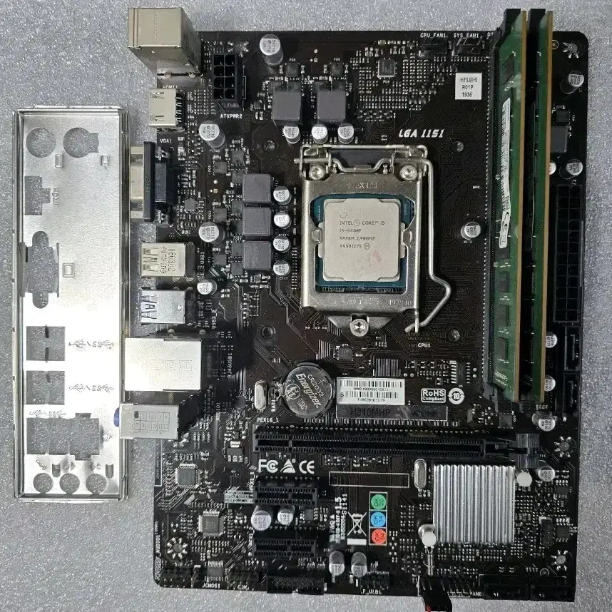 PC부품 CPU I5 9400F + M/B + RAM DDR4 16G