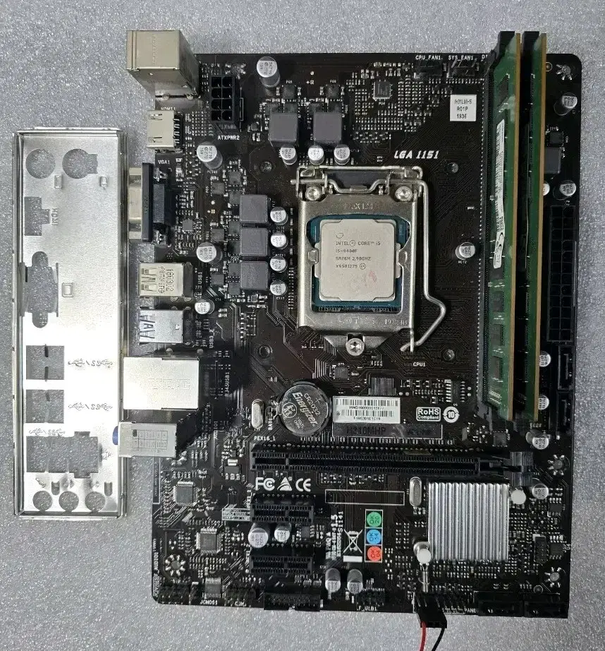 PC부품 CPU I5 9400F + M/B + RAM DDR4 16G