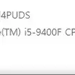 PC부품 CPU I5 9400F + M/B + RAM DDR4 16G