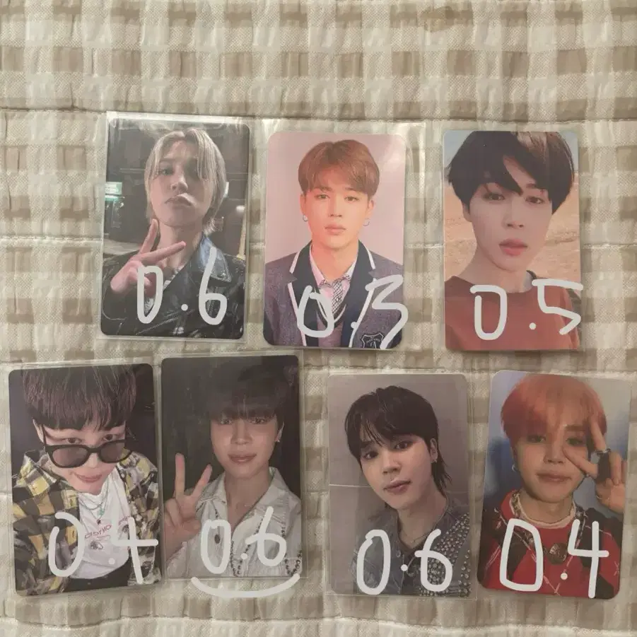 방탄소년단 BTS 지민 Jimin photo card 포카 all