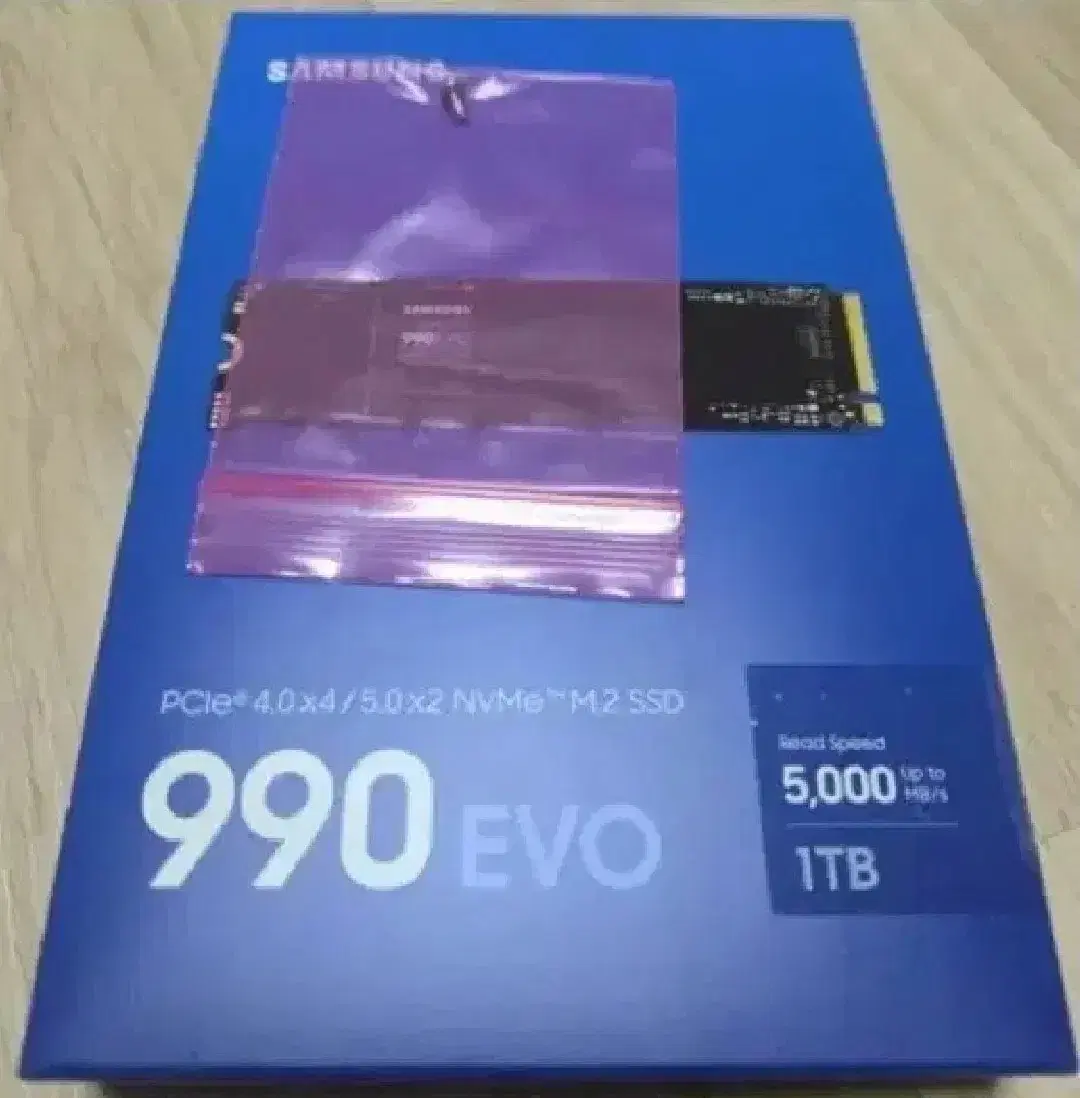 삼성 SSD 1tb. 990evo. 미개봉 신품입니다