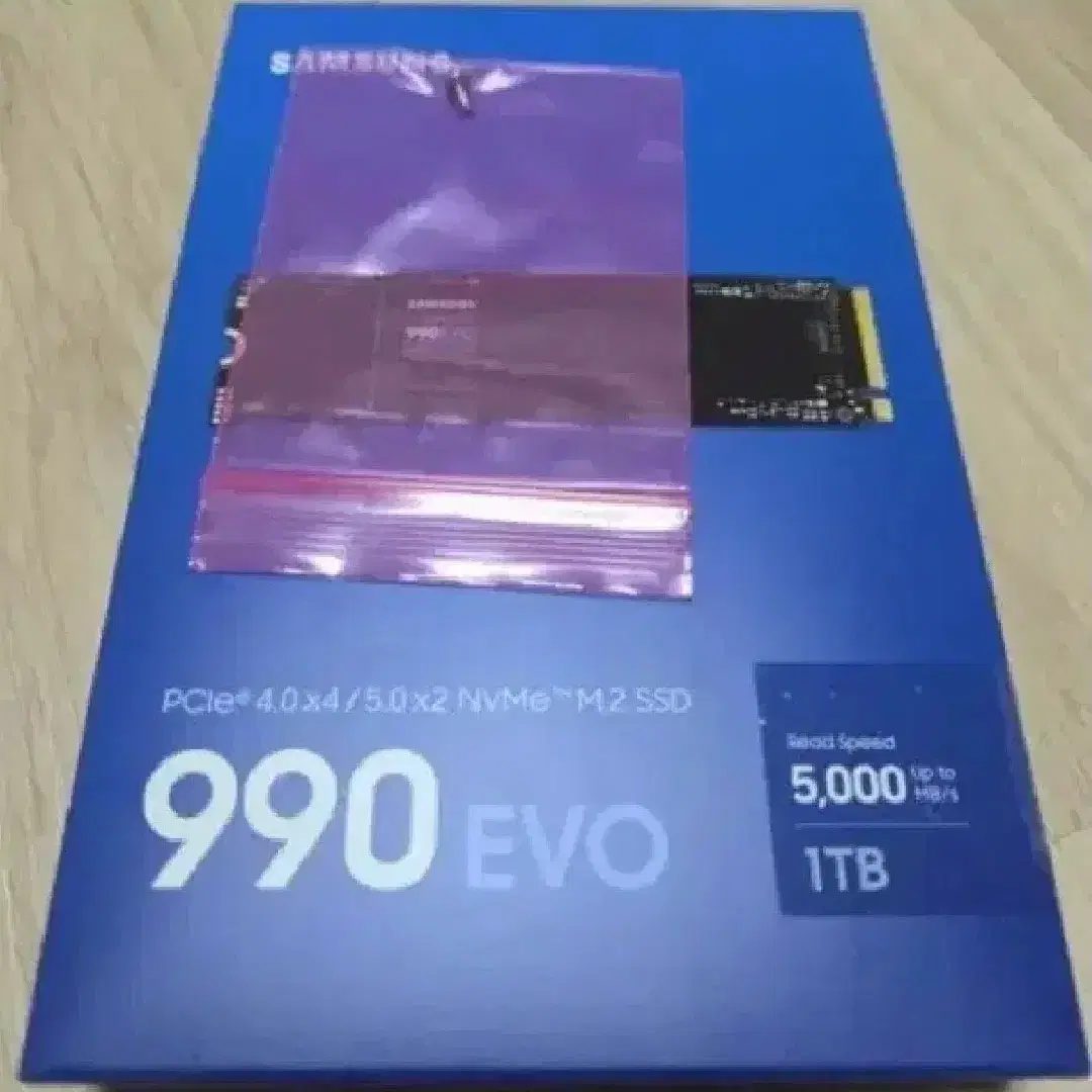 삼성 SSD 1tb. 990evo. 미개봉 신품입니다