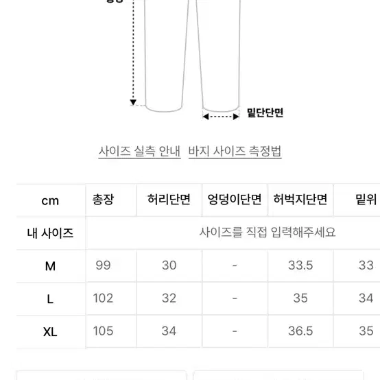 낫포너드 바지