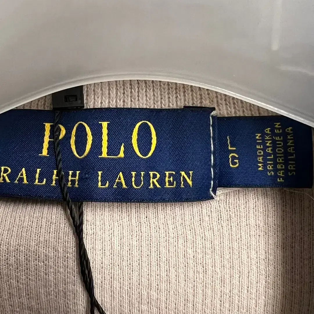 Polo Ralph Lauren 반집업 니트 그레이 라지