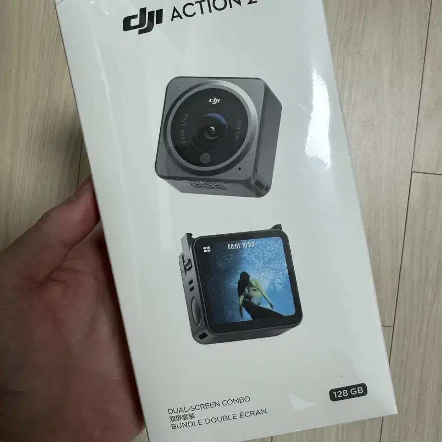 (미개봉 새상품) DJI Action 2 듀얼스크린 콤보 128G