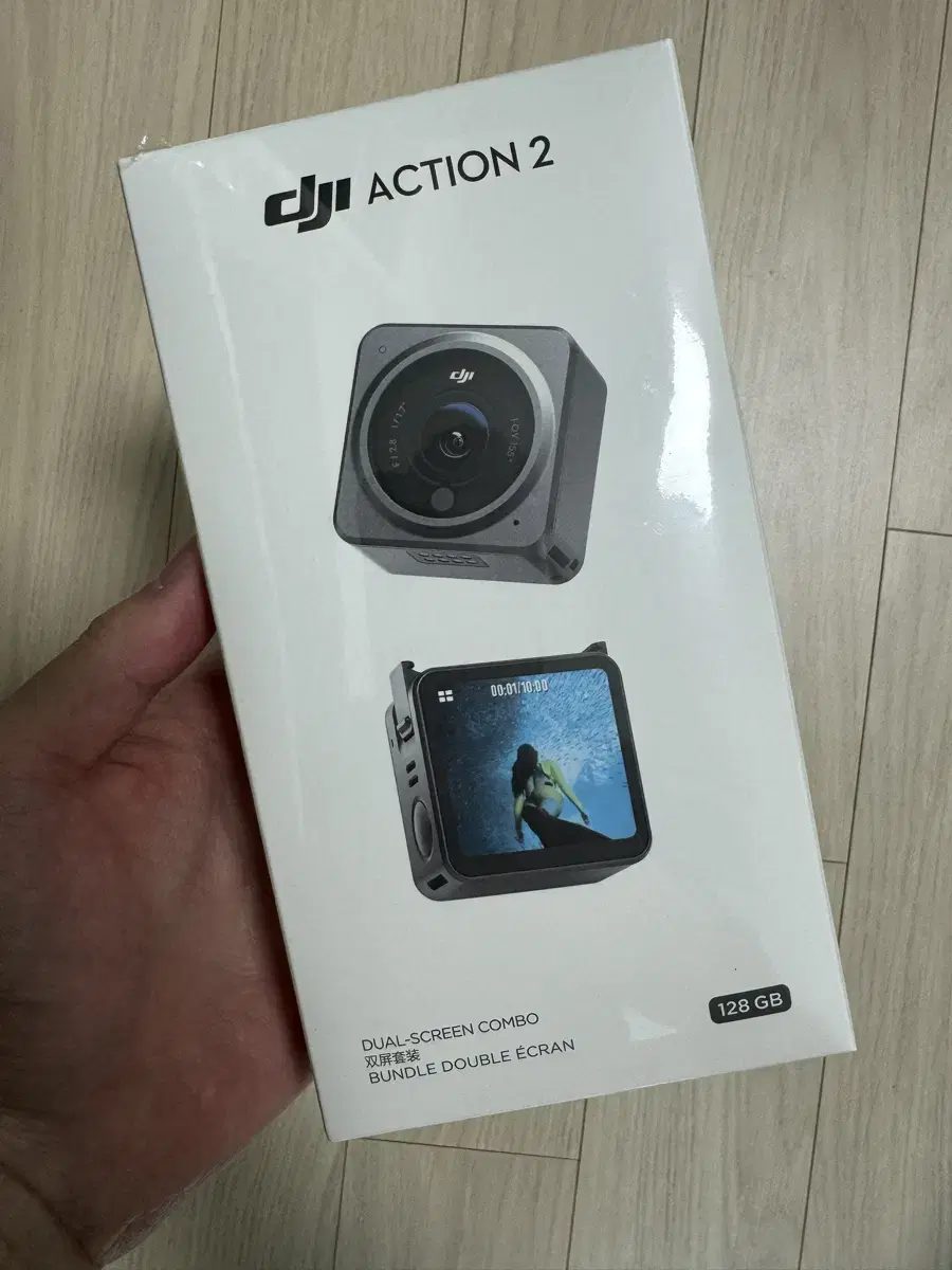 (미개봉 새상품) DJI Action 2 듀얼스크린 콤보 128G