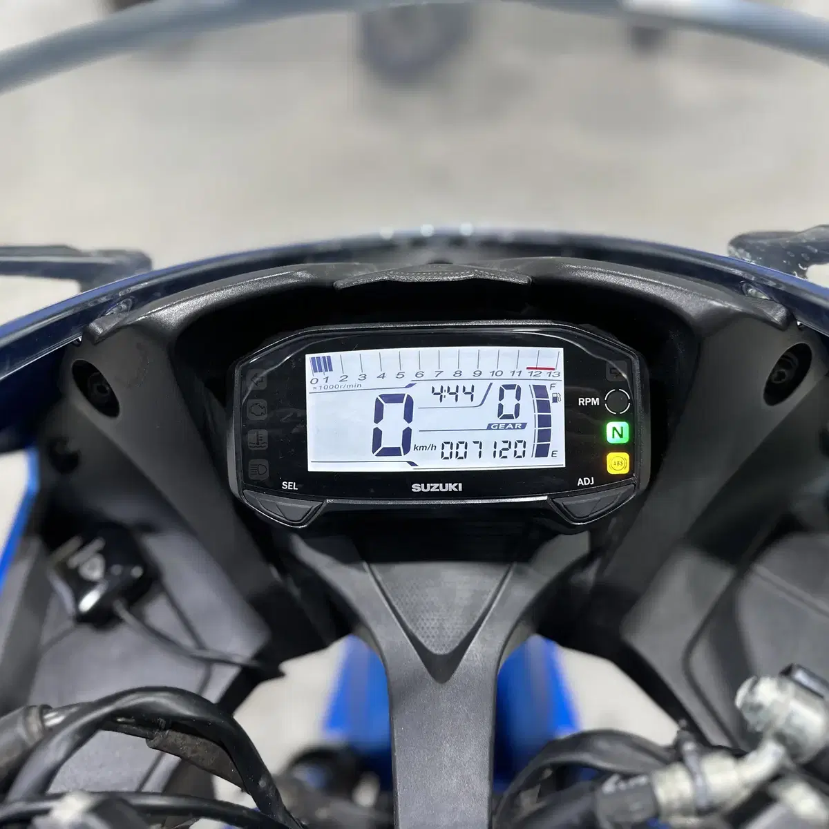 스즈키 GSX-R125 ABS 2019년 7천KM GP블루 실키로수 차량