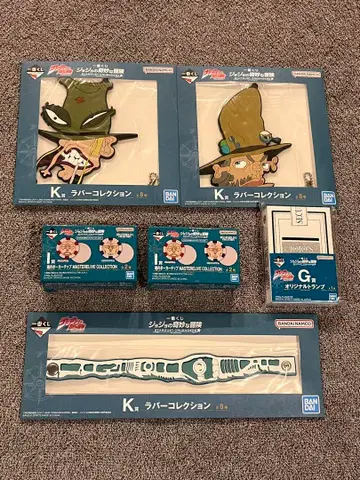 [미개봉]죠죠 3부 제일복권 G상 I상 K상 6개 세트 묶음 판매