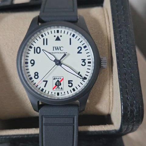 iwc 블랙에이스 41