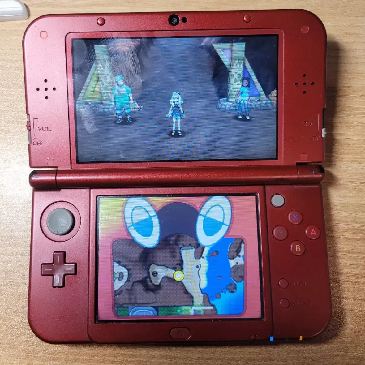 New 닌텐도 3DS XL 메탈릭 레드