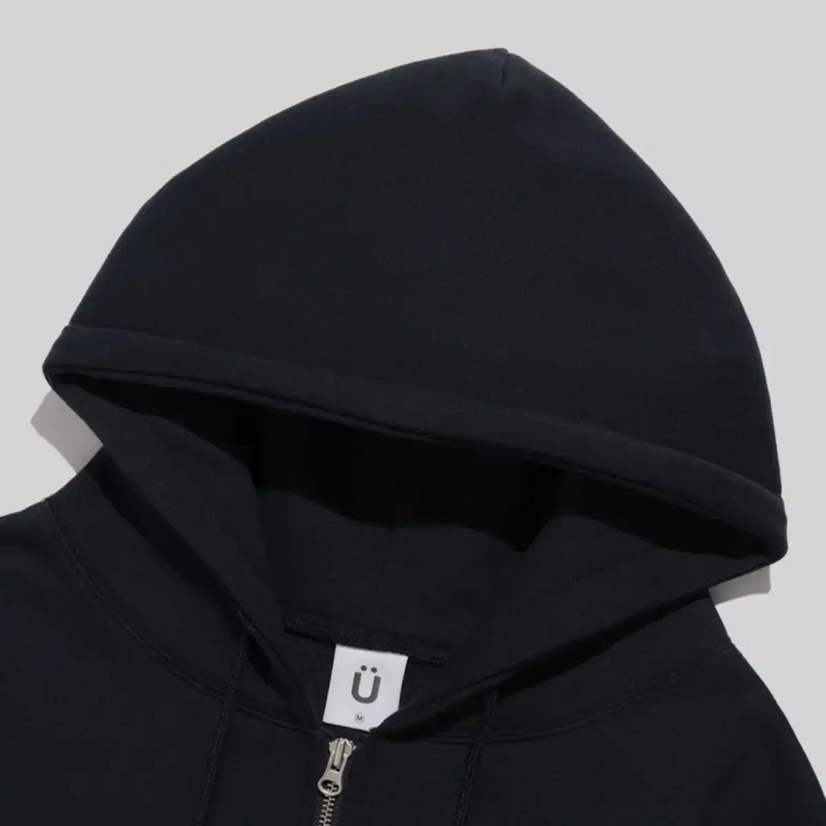 이스트쿤스트 LOGO & SMILEY HOOD ZIP UP (NAVY)