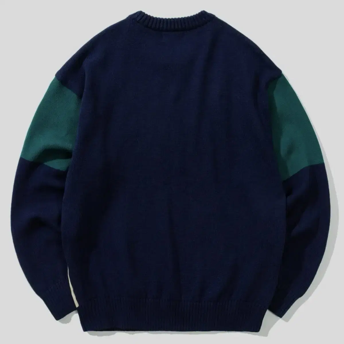 예일 MIX CABLE CREWNECK KNIT (NAVY)