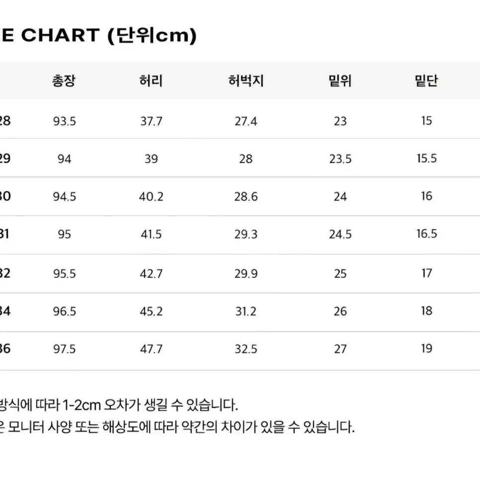 피스워커 스톤워커 뉴크롭 36(34)