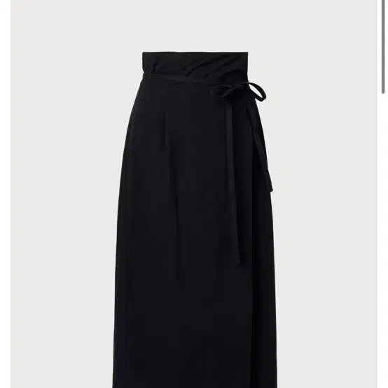 쏭스튜디오 part.5 wrap skirt black