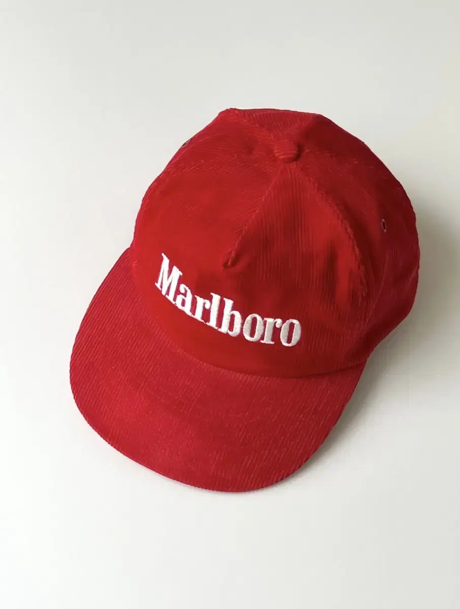 80 Marlboro red corduroy cap 말보루