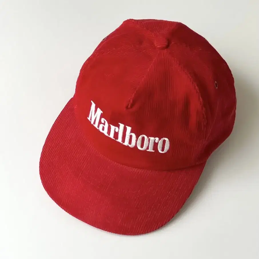 80 Marlboro red corduroy cap 말보루