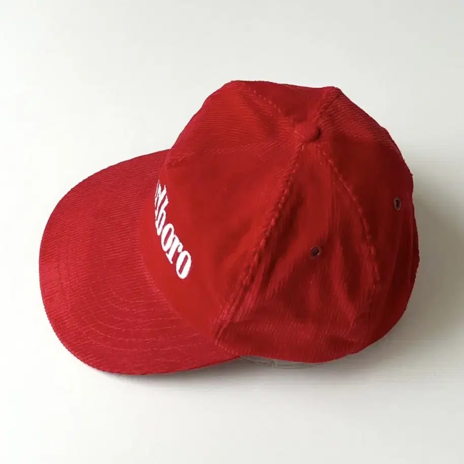 80 Marlboro red corduroy cap 말보루