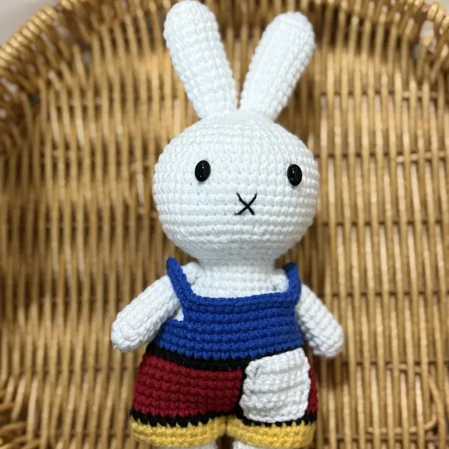 20cm 코바늘 손뜨개 미피  miffy 미피 뜨개질 인형 드레스