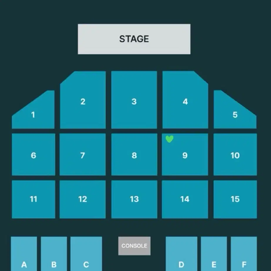 데이식스 부산콘 막콘 9구역 1열