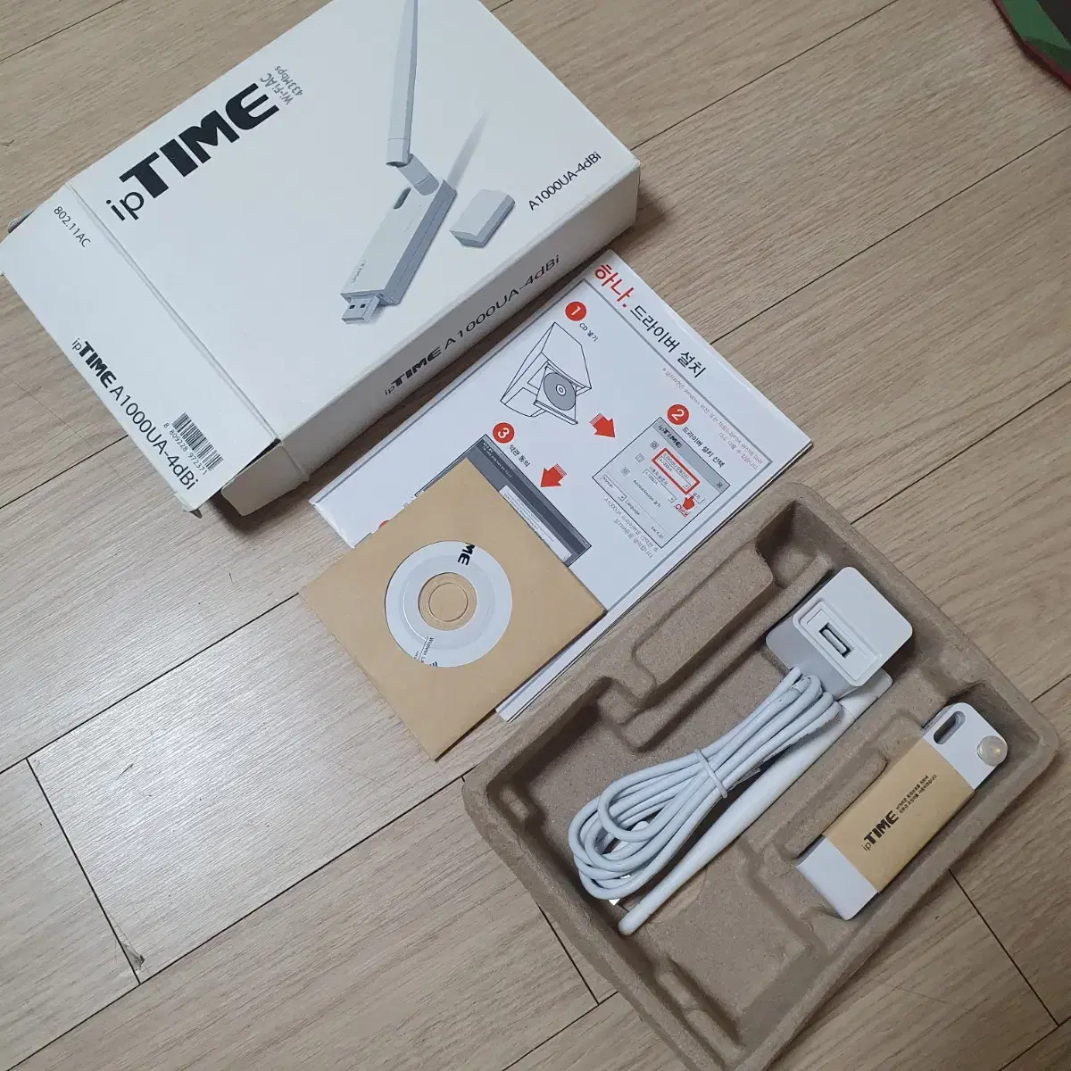 iptime 802.11ac wifi5 무선랜카드 wifi공유 랜카드