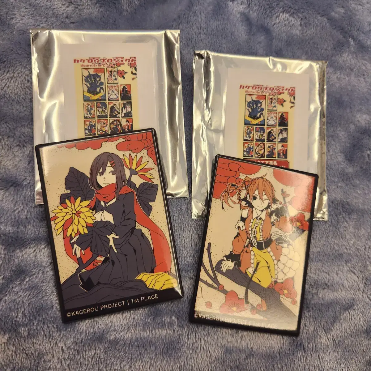 Kageroo Project Kageroo Official Goods Ayano momo Square Badge Shizu Illustration