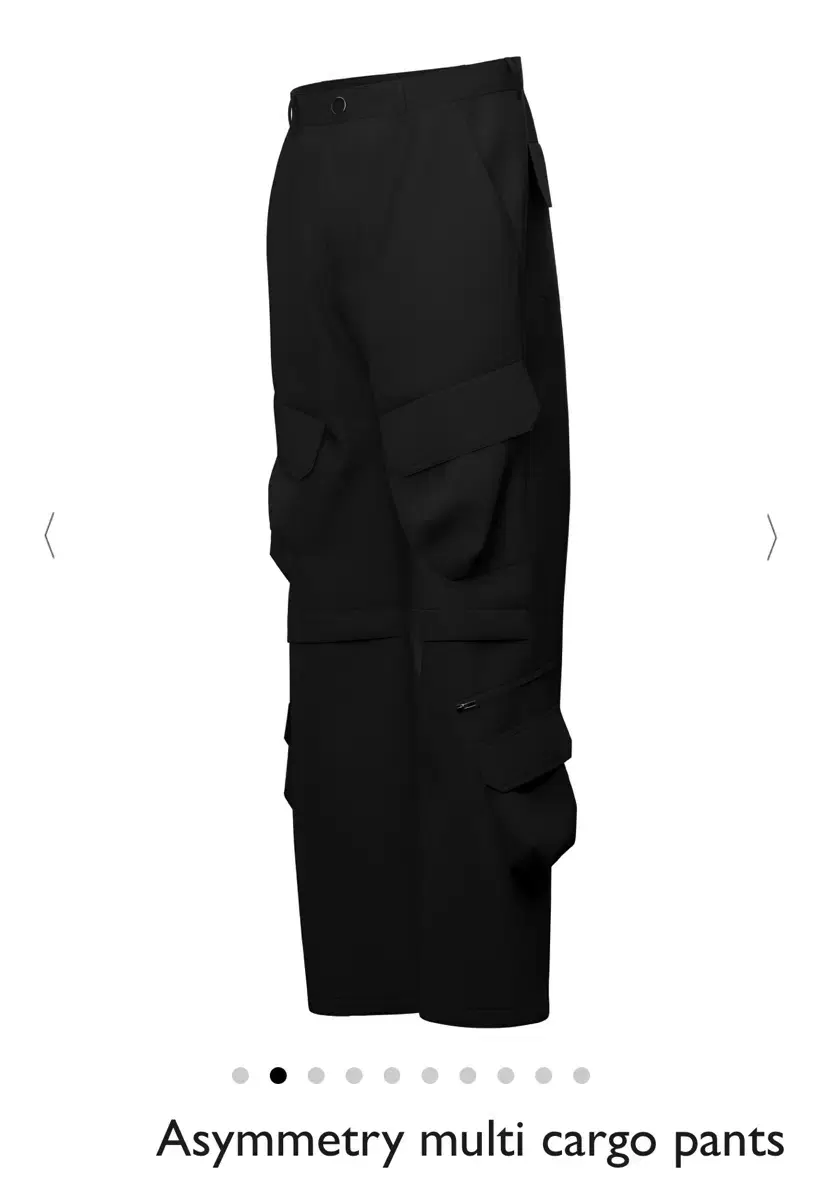 신더 Asymmetry multi cargo pants 2사이즈