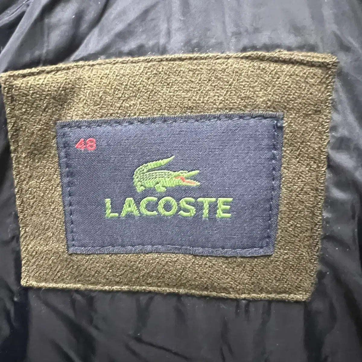 LACOSTE/라코스테덕다운패딩/남성95/정품/