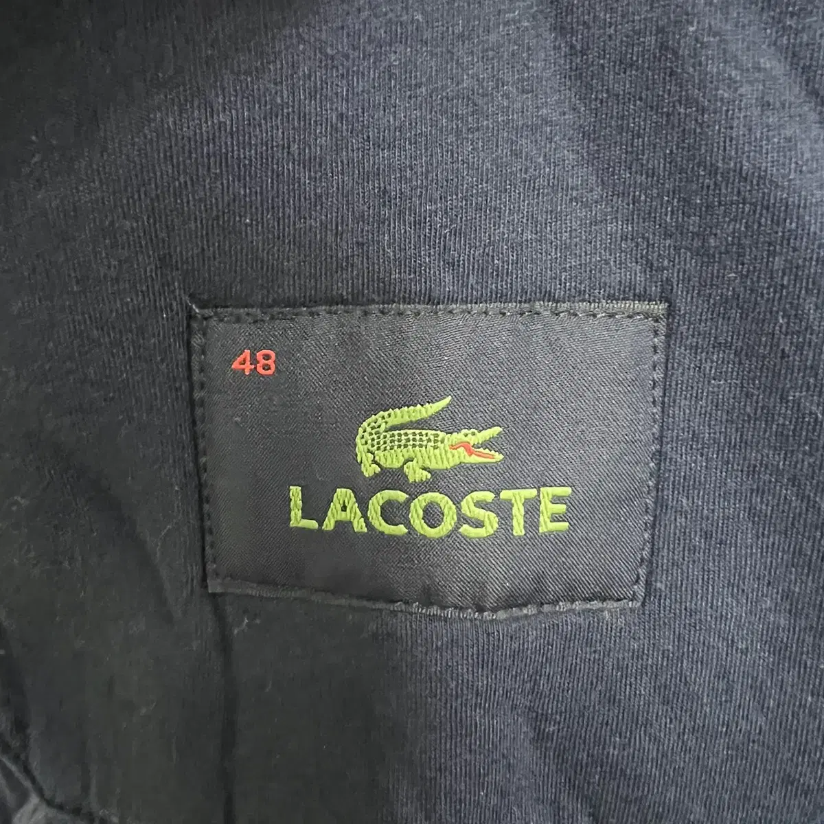 LACOSTE/라코스테퀄팅블루종패딩/남성95/정품/