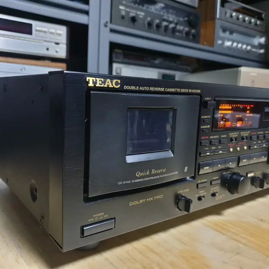 티악 더블 카세트데크 TEAC W-6000R (2)