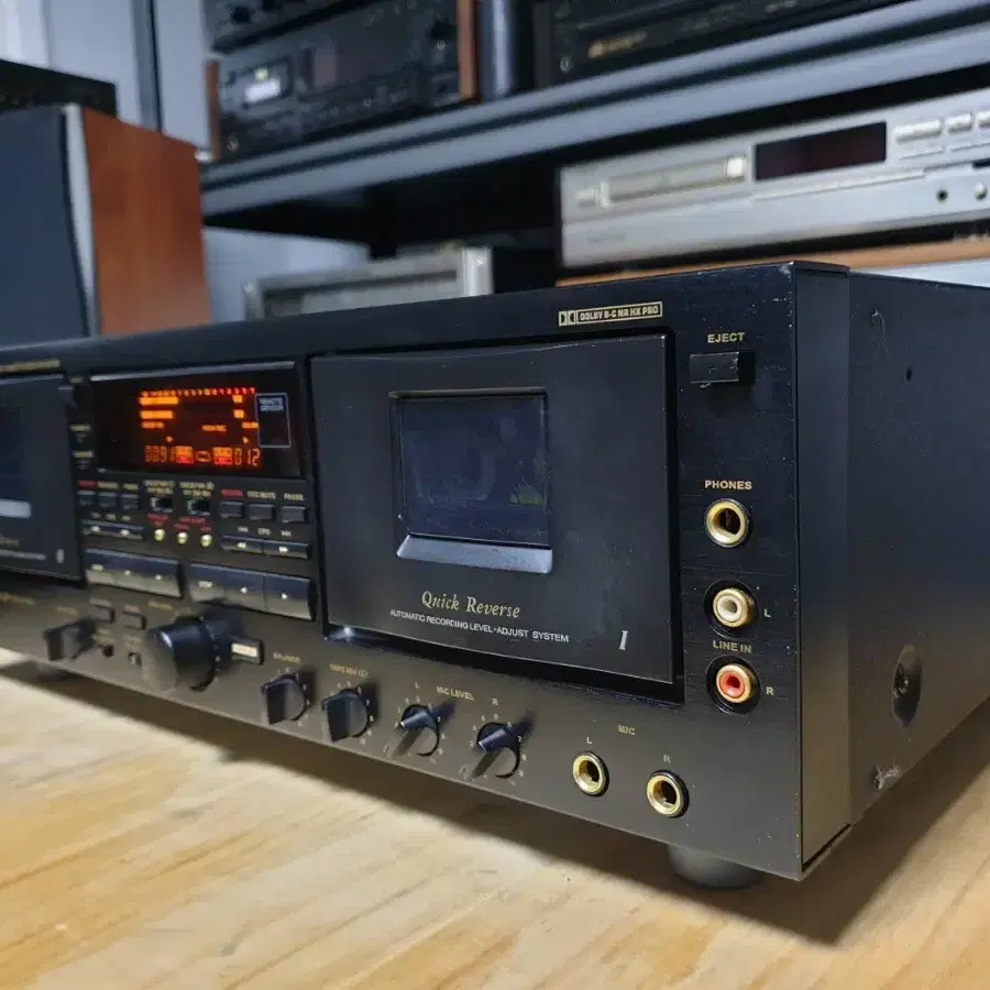 티악 더블 카세트데크 TEAC W-6000R (2)