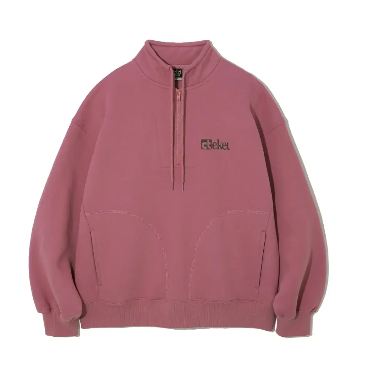 테켓 teket plan half zip up m