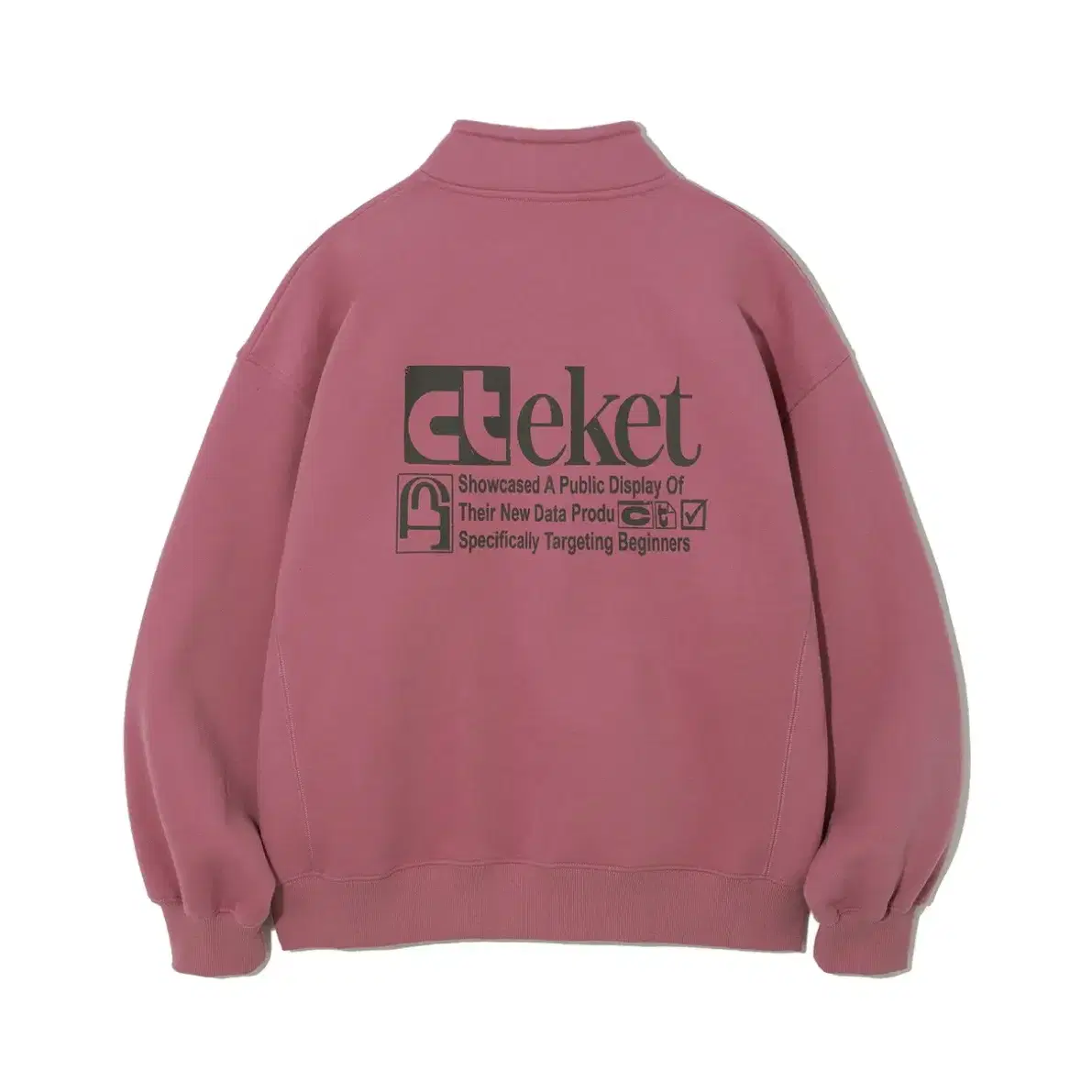 테켓 teket plan half zip up m