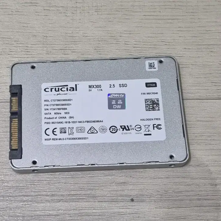 마이크론 Crucial MX300 275GB