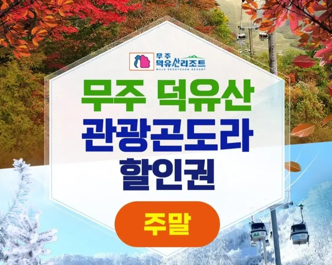 (필요해요) 무주 덕유산 곤도라 곤돌라 양도 1/11