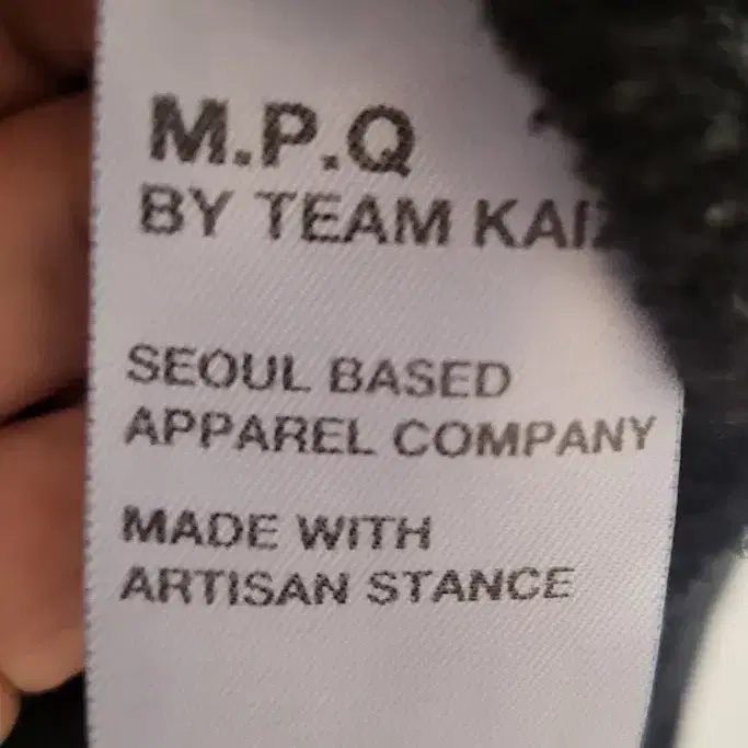 M.P.Q. by KAIZU 맨투맨