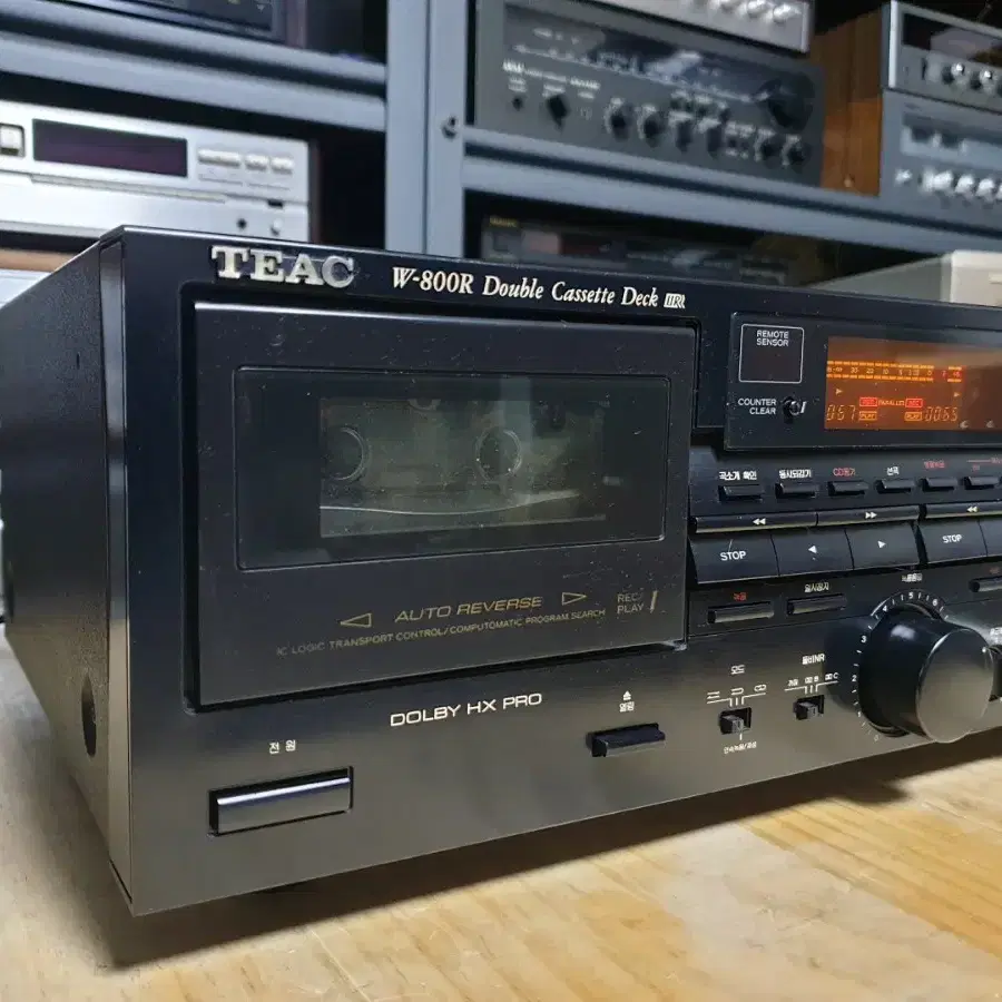 티악 더블 카세트데크 TEAC W-800R