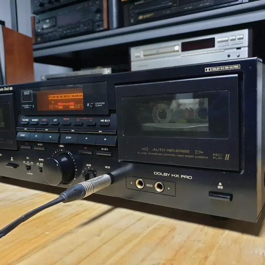 티악 더블 카세트데크 TEAC W-800R