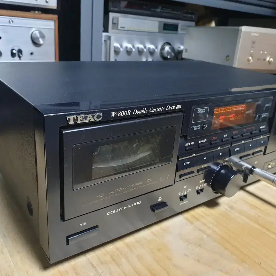 티악 더블 카세트데크 TEAC W-800R