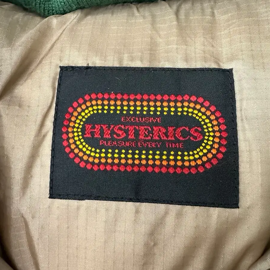 Hysteric Glamour 히스테릭 글래머 그린컬러 다운 자켓