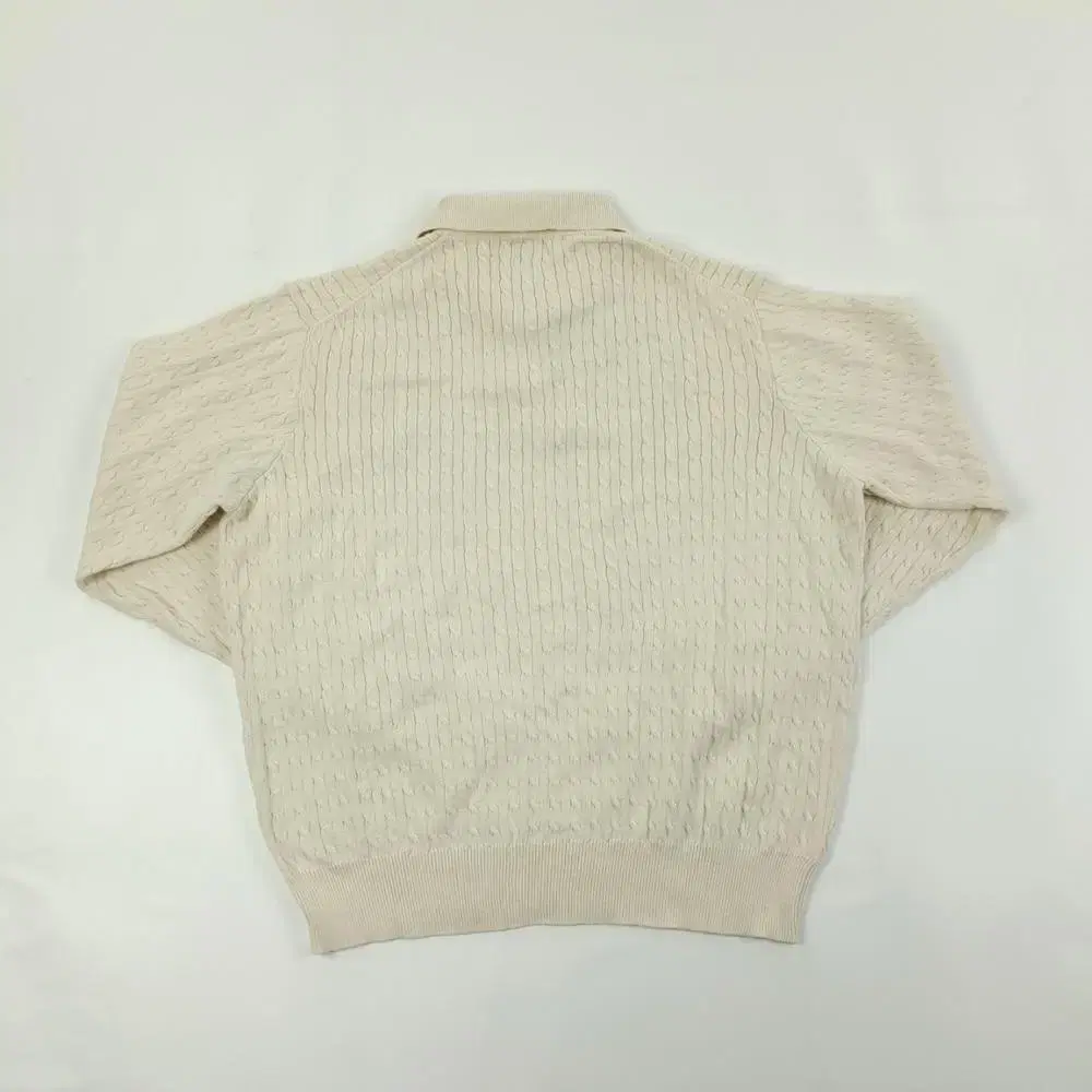 (CS675)XL 폴로골프 USA 아이보리 케이블 카라니트 스웨터knit