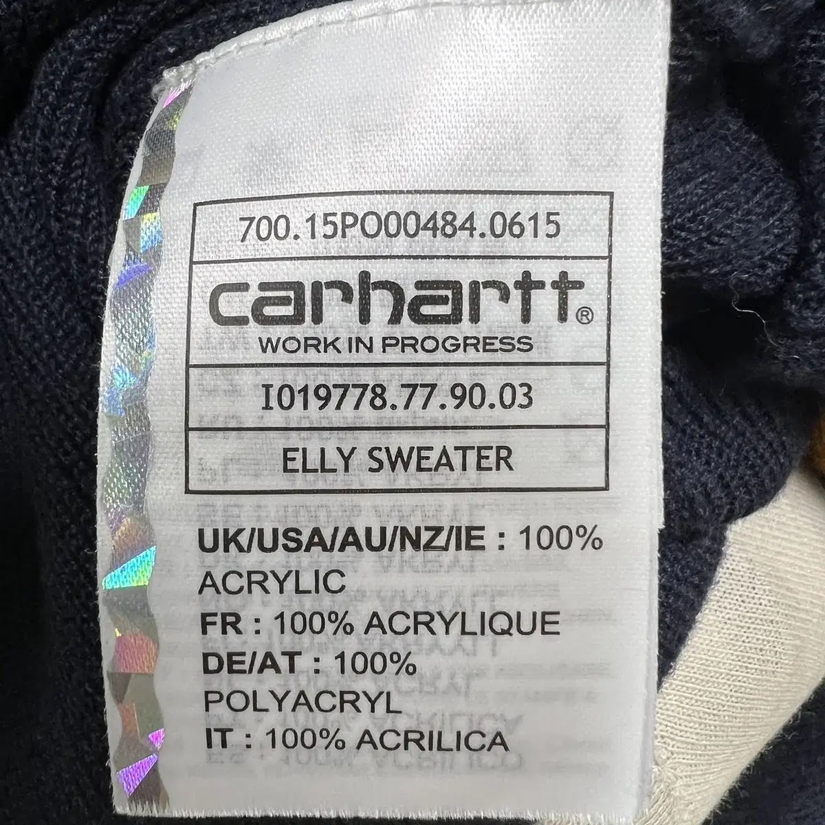 Carhartt/칼하트얼리니트/남성95~100/