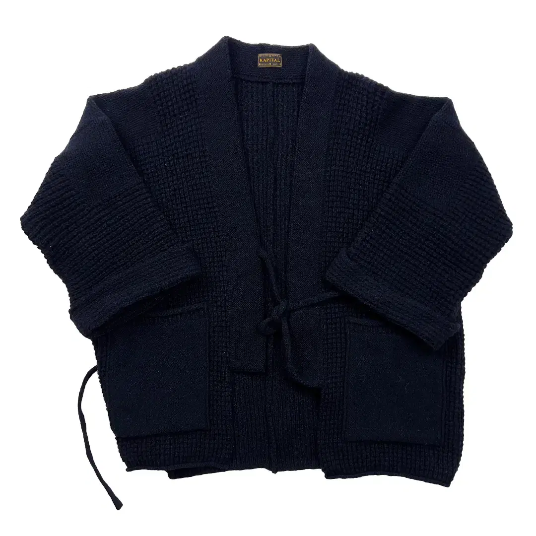 KAPITAL 5G WOOL WAFFLE KESA CARDIGAN