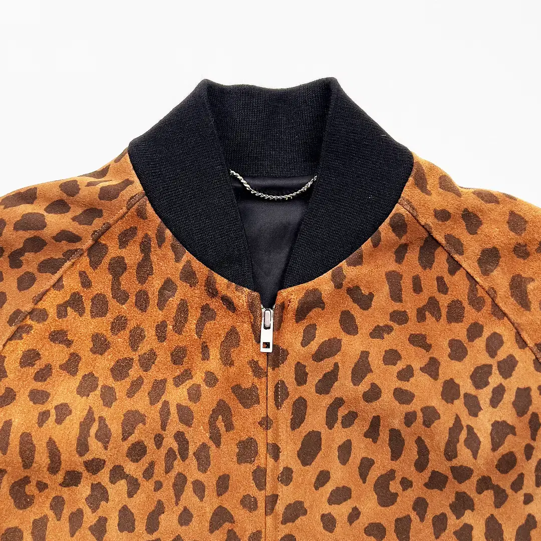 WACKO MARIA LEOPARD LEATHER 50S JACKET