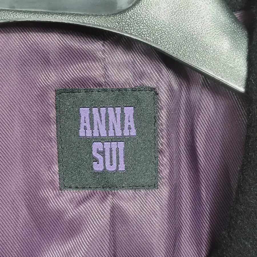 ANNA SUI 안나수이 밍크 앙고라 함유 모직숏코트