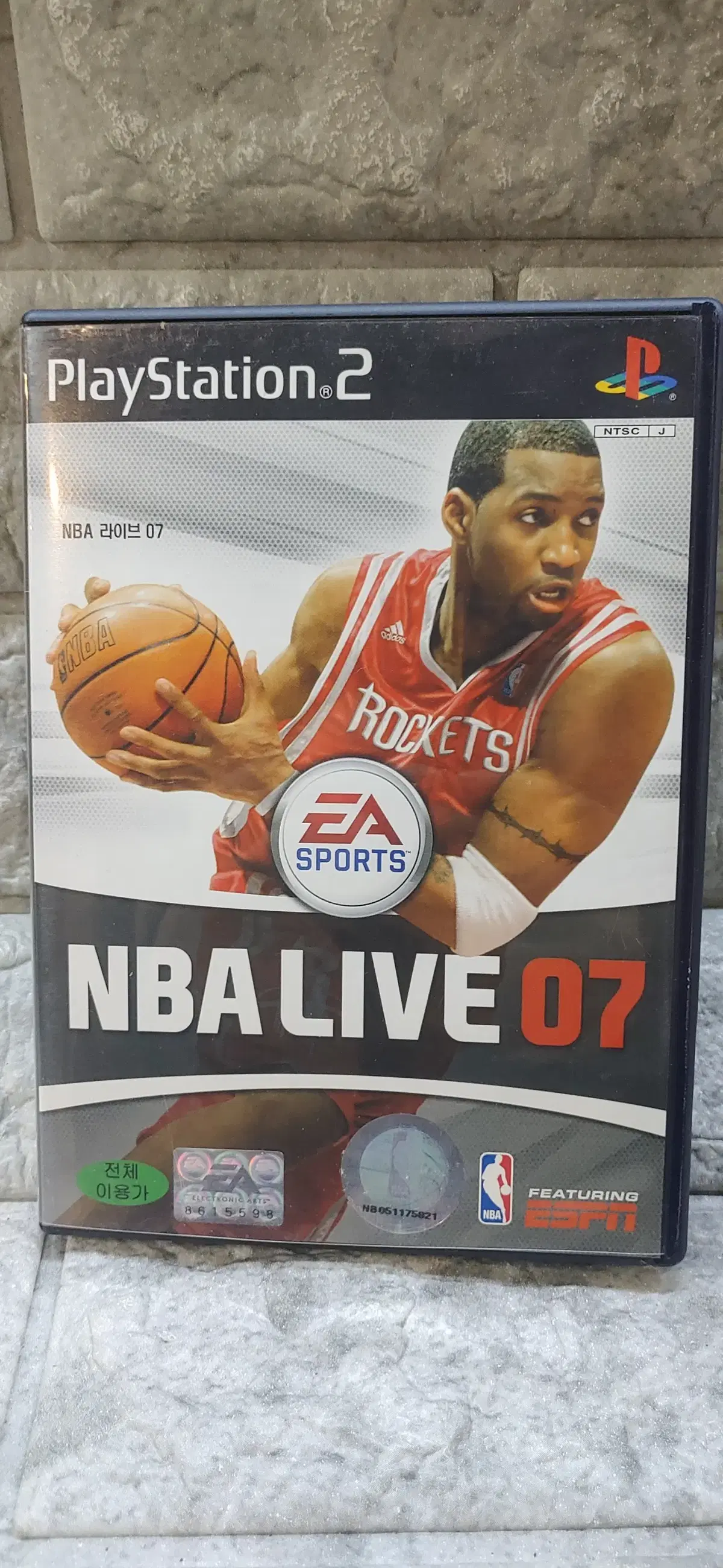 ps2 게임소프트 한국정발  nba 라이브 07