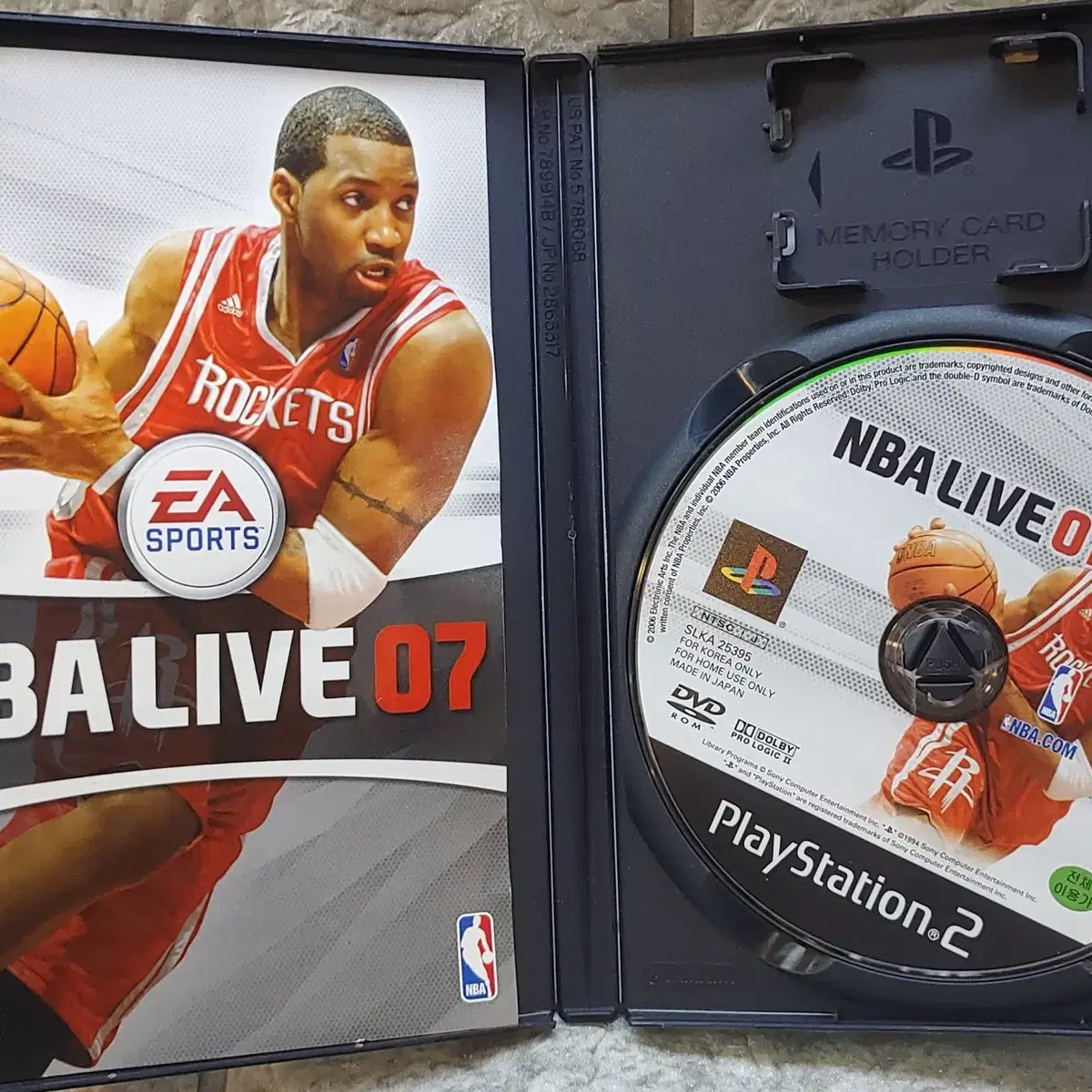 ps2 게임소프트 한국정발  nba 라이브 07