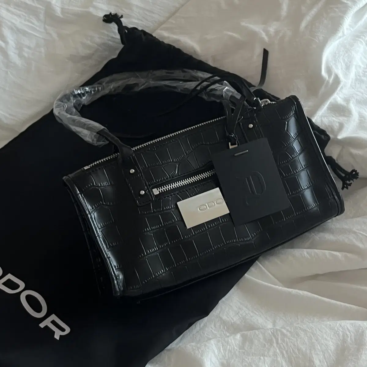 [택포] 오도어 크로코 미니 백 ODOR CROCO MINI BAG