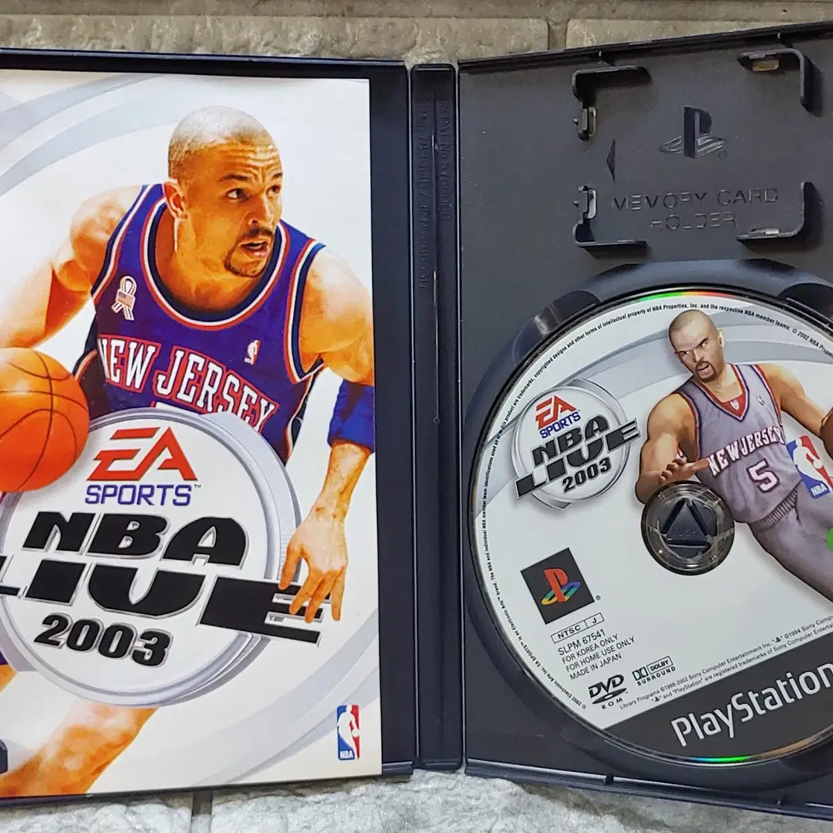 ps2 게임소프트 한국정발  nba live 2003