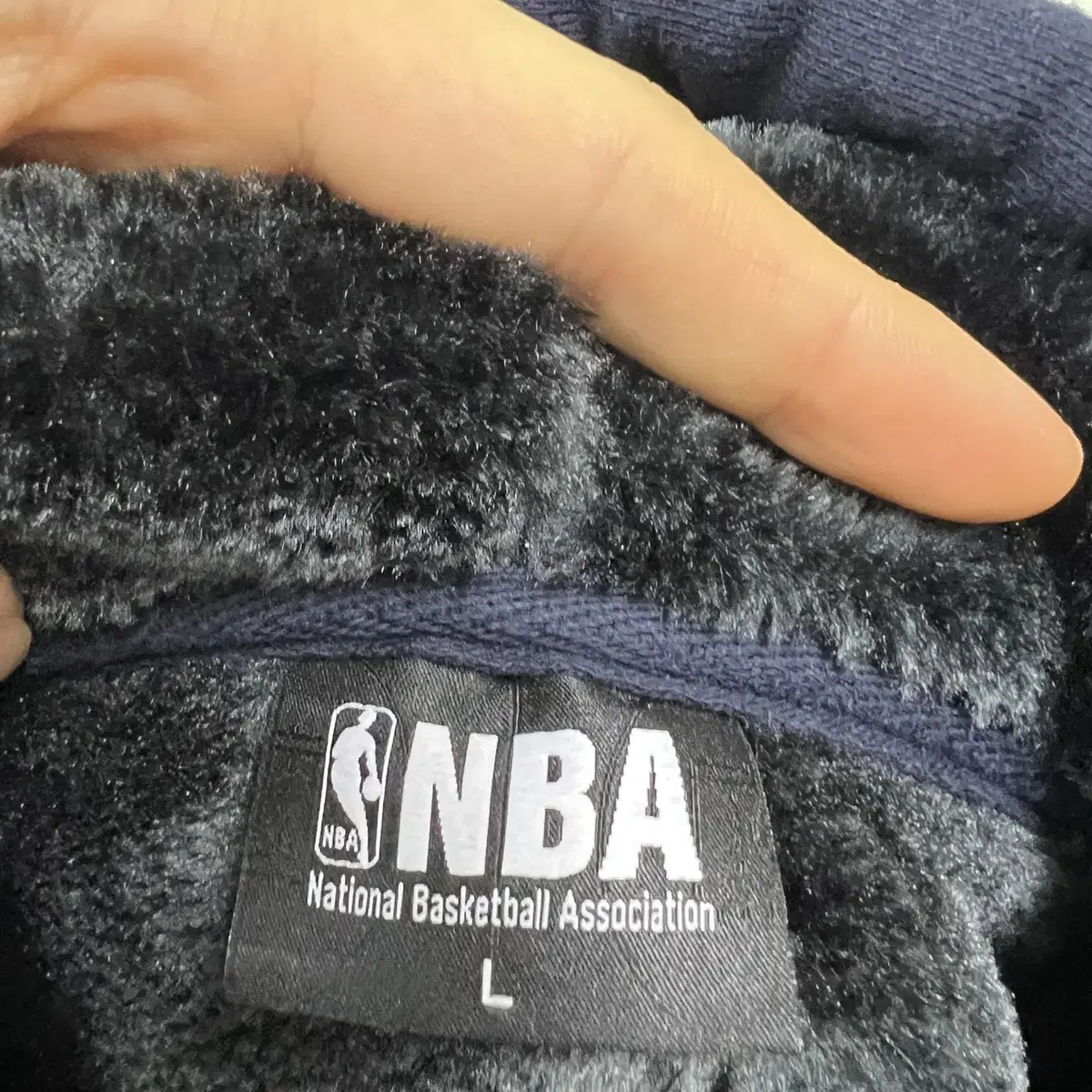 NBA/엔비에이기모후드집업/남성100/빅로고/